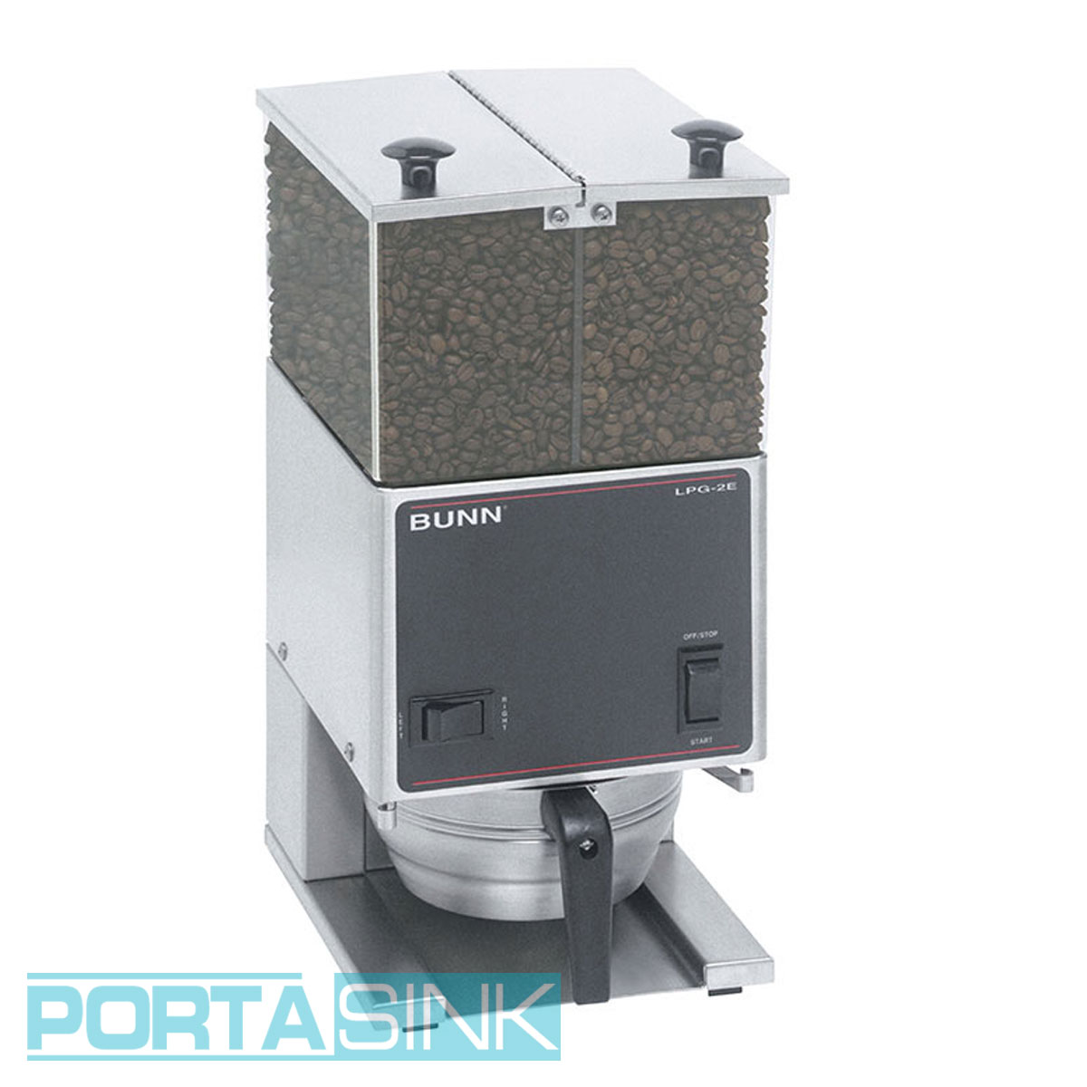 BUNN Coffee Grinder, Low Profile 2 Hoppers